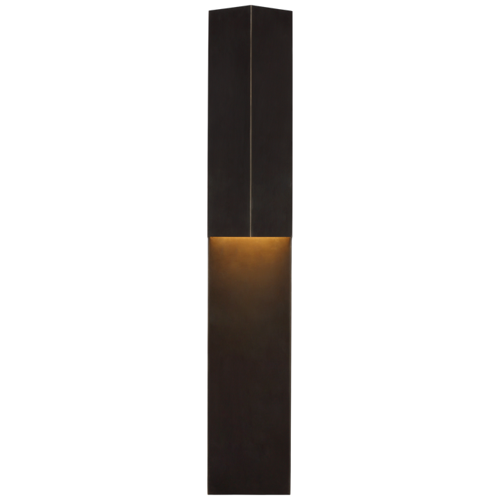 Rosalinda 30" Folded Sconce-Visual Comfort-VISUAL-KW 2783BZ-Wall LightingBronze-3-France and Son