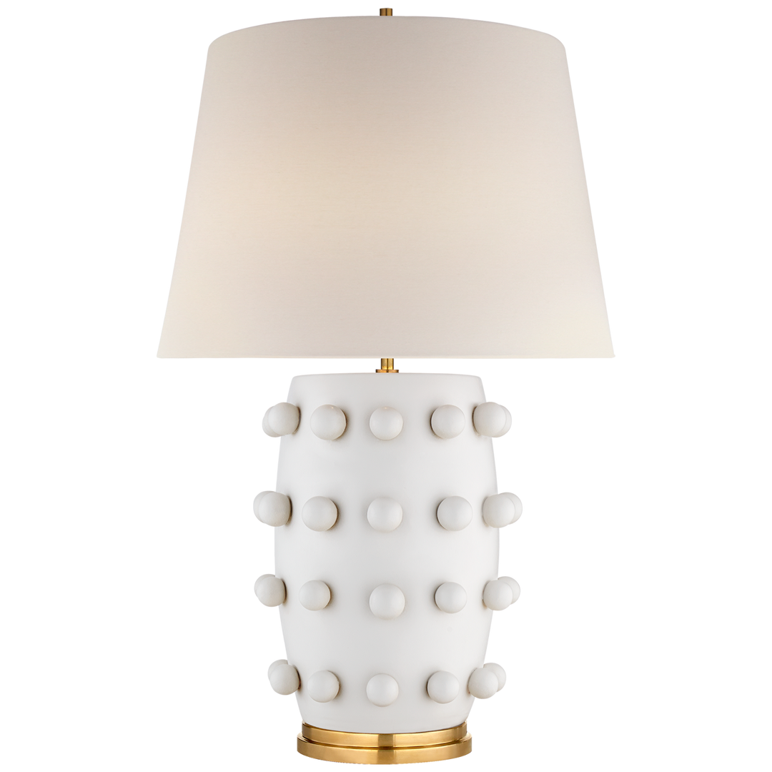 Lorry Table Lamp-Visual Comfort-VISUAL-KW 3031PW-L-Table LampsMedium-Plaster White-3-France and Son