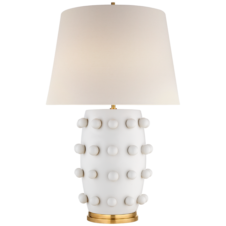 Lorry Table Lamp-Visual Comfort-VISUAL-KW 3031PW-L-Table LampsMedium-Plaster White-3-France and Son