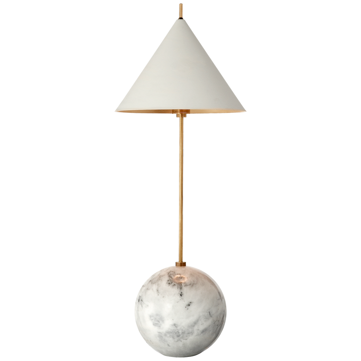 Climbi Orb Base Desk Lamp-Visual Comfort-VISUAL-KW 3118AB/WHT-Table LampsAntique-White-2-France and Son