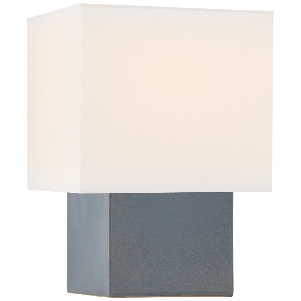 Parial Square Table Lamp-Visual Comfort-VISUAL-KW 3675CLB-L-Table LampsPetite-Cloudy Blue-2-France and Son