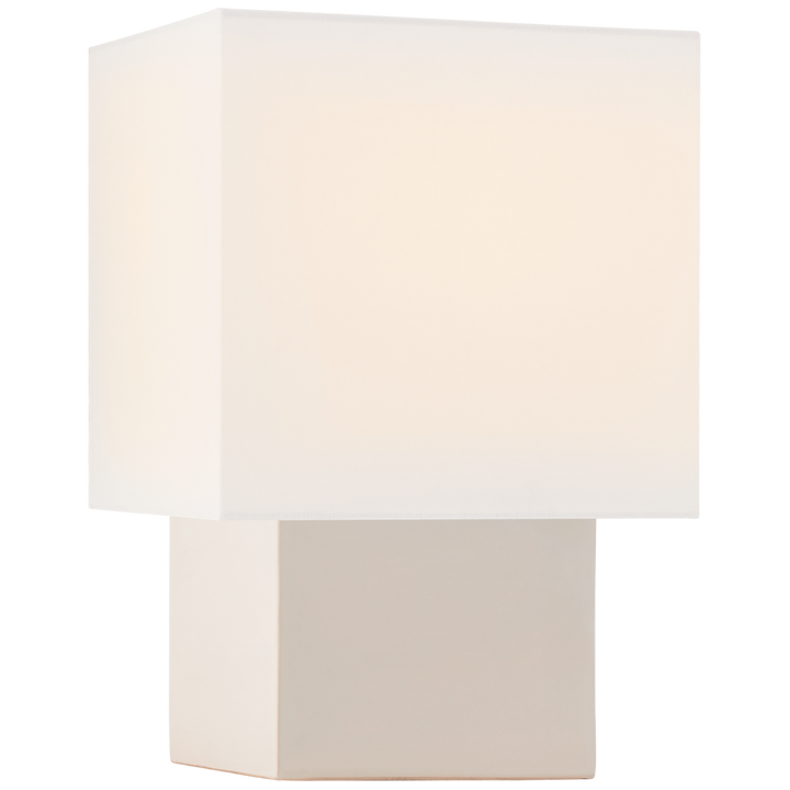 Parial Square Table Lamp-Visual Comfort-VISUAL-KW 3676IVO-L-Table LampsSmall-Ivory-7-France and Son