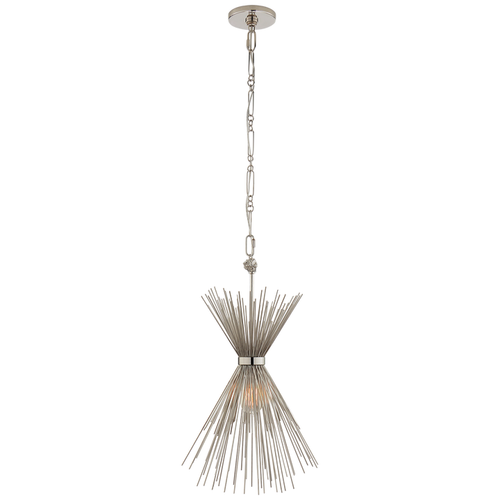 Silvester Small Chandelier-Visual Comfort-VISUAL-KW 5077PN-ChandeliersPolished Nickel-4-France and Son