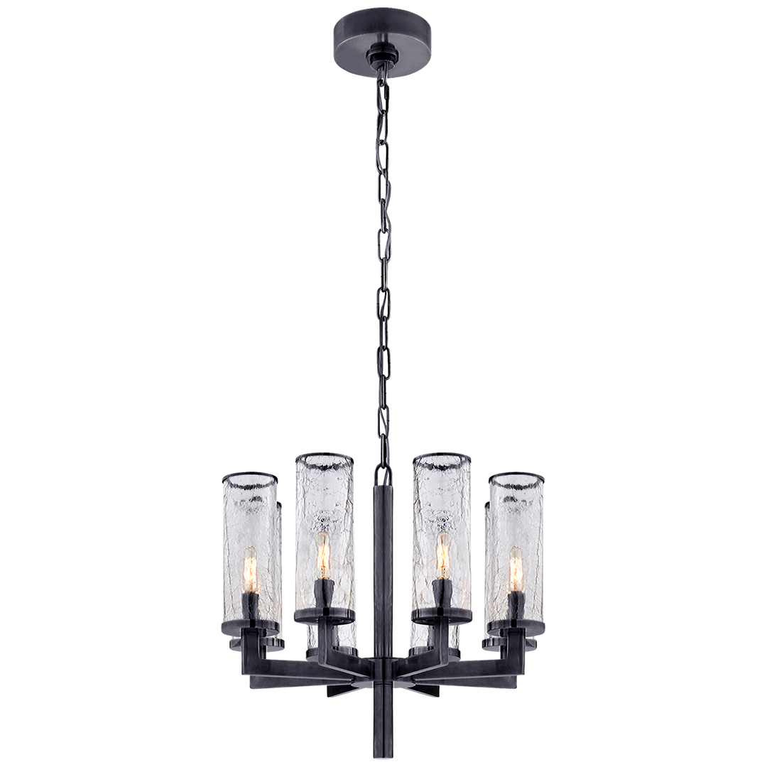 Lailly Chandelier-Visual Comfort-VISUAL-KW 5200BZ-CRG-ChandeliersSingle Tier-Bronze-3-France and Son