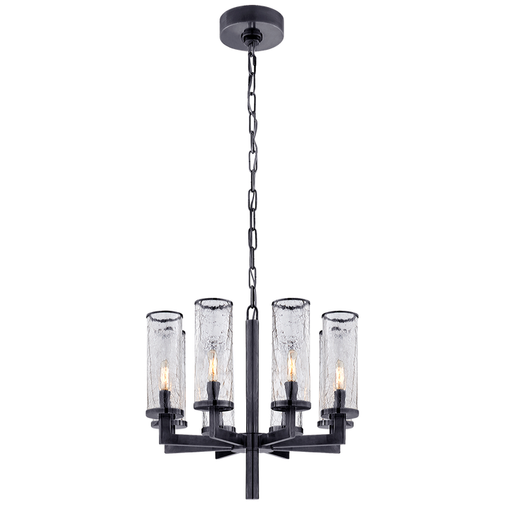 Lailly Chandelier-Visual Comfort-VISUAL-KW 5200BZ-CRG-ChandeliersSingle Tier-Bronze-3-France and Son