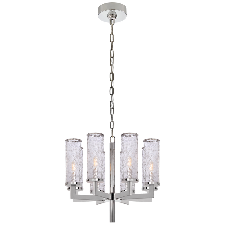 Lailly Chandelier-Visual Comfort-VISUAL-KW 5200AB-CRG-ChandeliersSingle Tier-Antique-Burnished Brass-4-France and Son