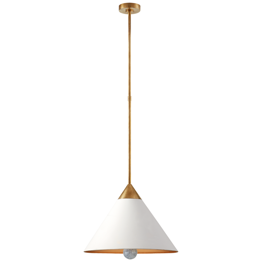 Climbi Pendant-Visual Comfort-VISUAL-KW 5509AB/AW-FA-PendantsMedium-White-1-France and Son