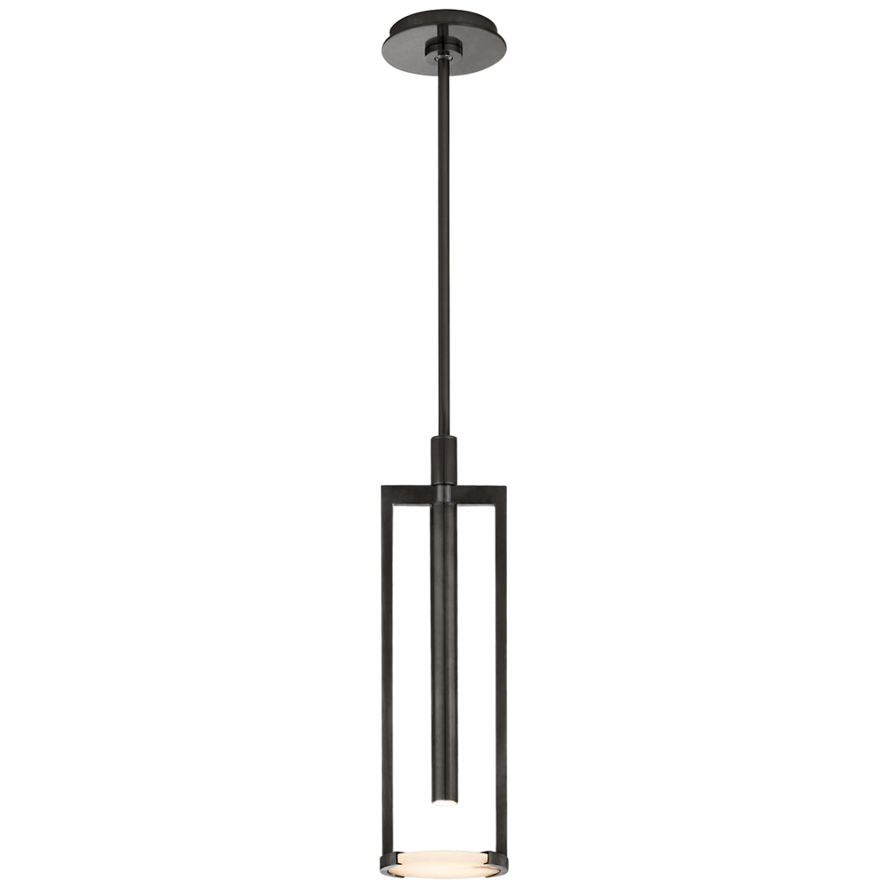 Margarett Floating Disc Pendant-Visual Comfort-VISUAL-KW 5610BZ-ALB-PendantsSmall-Bronze-2-France and Son