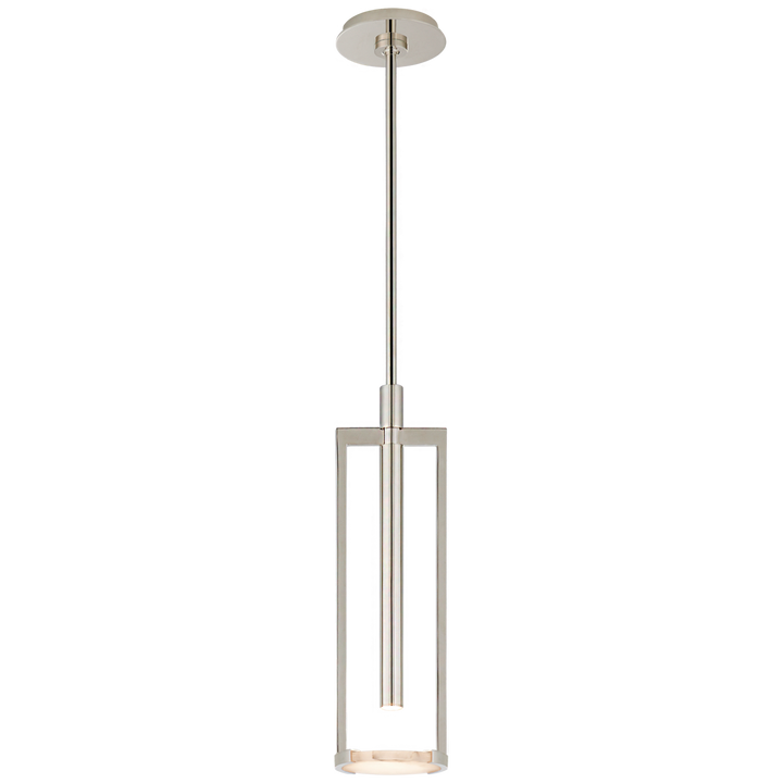 Margarett Floating Disc Pendant-Visual Comfort-VISUAL-KW 5610PN-ALB-PendantsSmall-Polished Nickel-3-France and Son