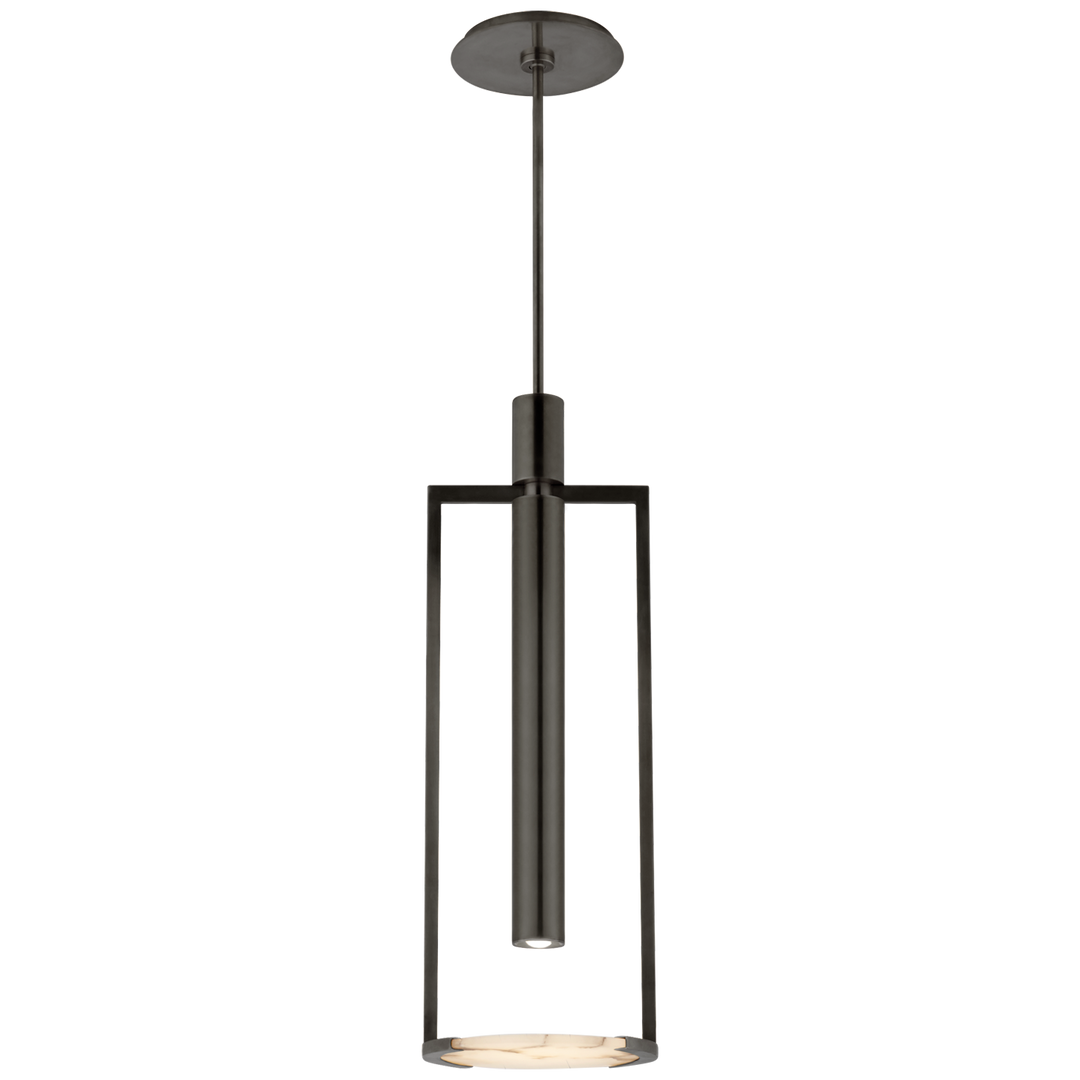 Margarett Floating Disc Pendant-Visual Comfort-VISUAL-KW 5612BZ-ALB-PendantsMedium-Bronze-5-France and Son