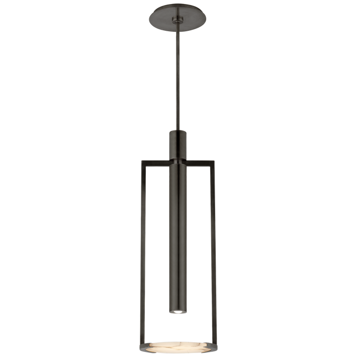 Margarett Floating Disc Pendant-Visual Comfort-VISUAL-KW 5612BZ-ALB-PendantsMedium-Bronze-5-France and Son