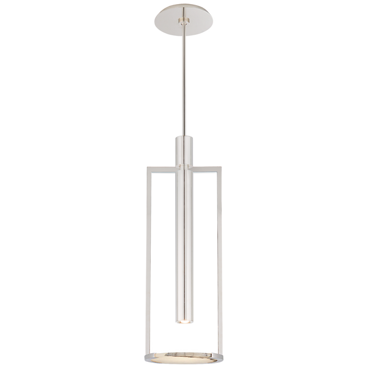 Margarett Floating Disc Pendant-Visual Comfort-VISUAL-KW 5612PN-ALB-PendantsMedium-Polished Nickel-6-France and Son