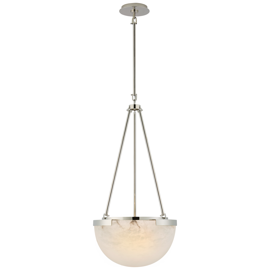 Margarett Small Pendant-Visual Comfort-VISUAL-KW 5618PN-ALB-PendantsPolished Nickel-3-France and Son