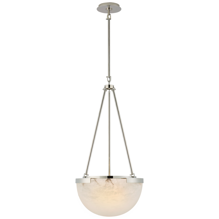 Margarett Small Pendant-Visual Comfort-VISUAL-KW 5618PN-ALB-PendantsPolished Nickel-3-France and Son