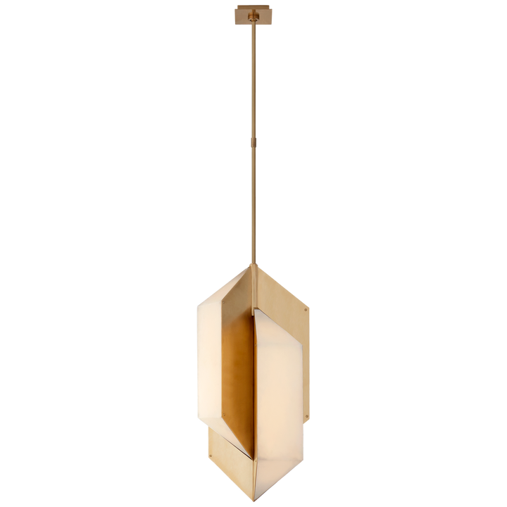 Oklahoma Pendant-Visual Comfort-VISUAL-KW 5722AB-ALB-PendantsMedium-Antique- Burnished Brass-7-France and Son