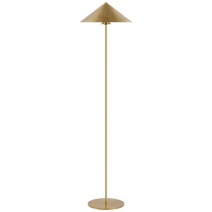 Octans Medium Floor Lamp-Visual Comfort-VISUAL-PCD 1200HAB-Floor LampsHand-Rubbed Antique Brass-2-France and Son