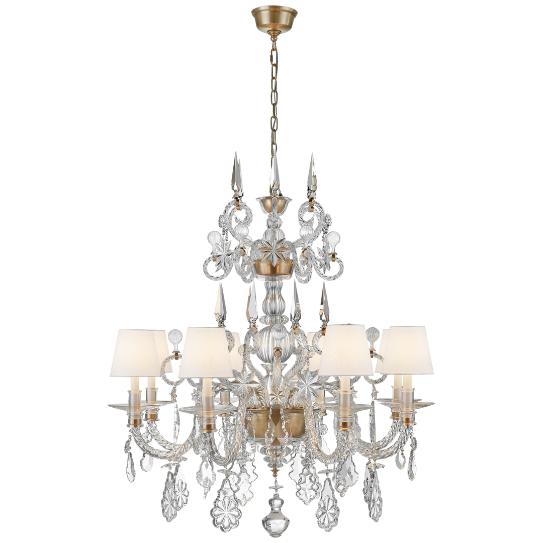 Alexis Large Chandelier-Visual Comfort-VISUAL-RL 5262CG-L-Chandeliers-1-France and Son