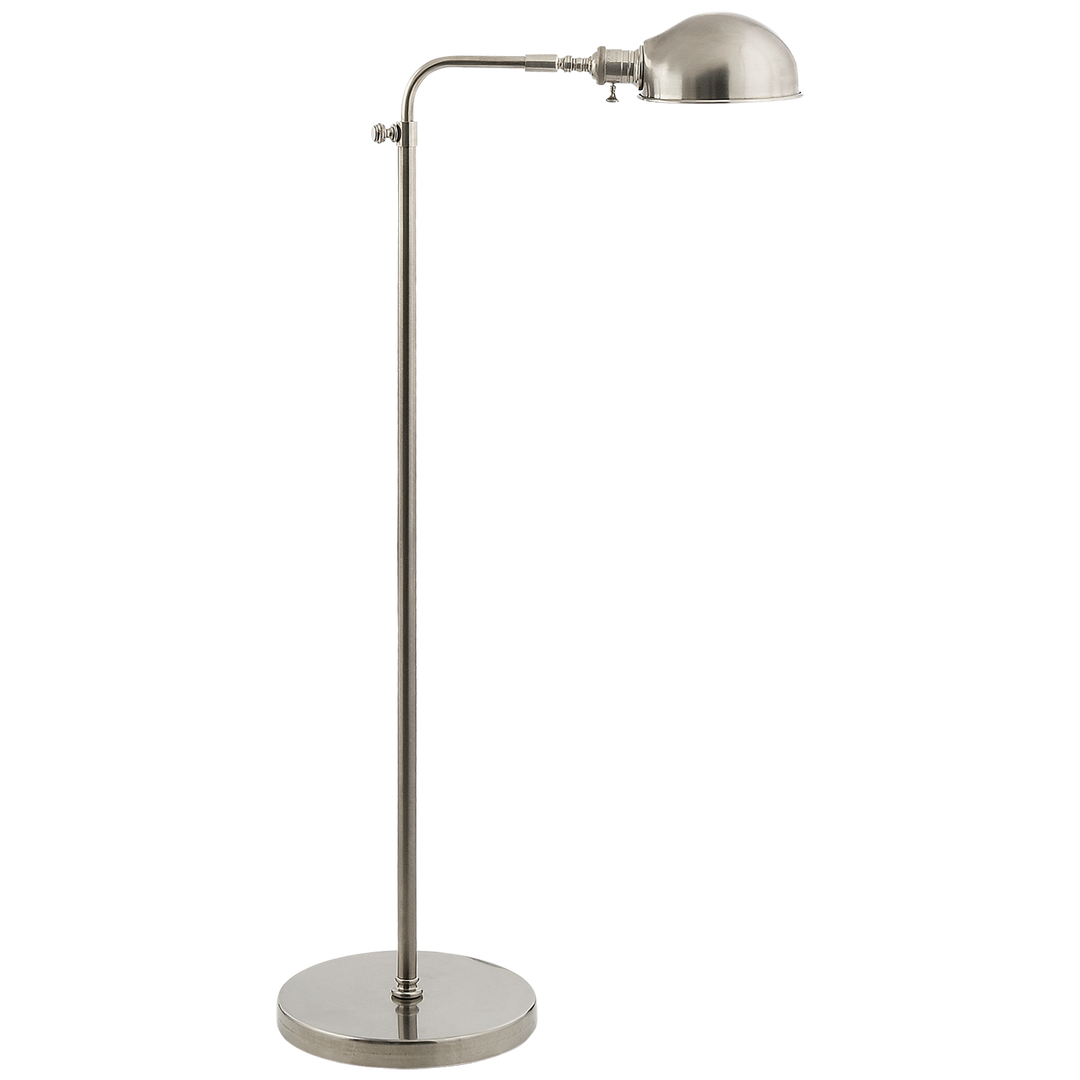 Octa Pharmacy Floor Lamp-Visual Comfort-VISUAL-S 1100AN-Floor LampsAntique Nickel-2-France and Son