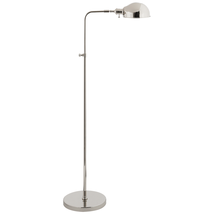 Octa Pharmacy Floor Lamp-Visual Comfort-VISUAL-S 1100PN-Floor LampsPolished Nickel-1-France and Son