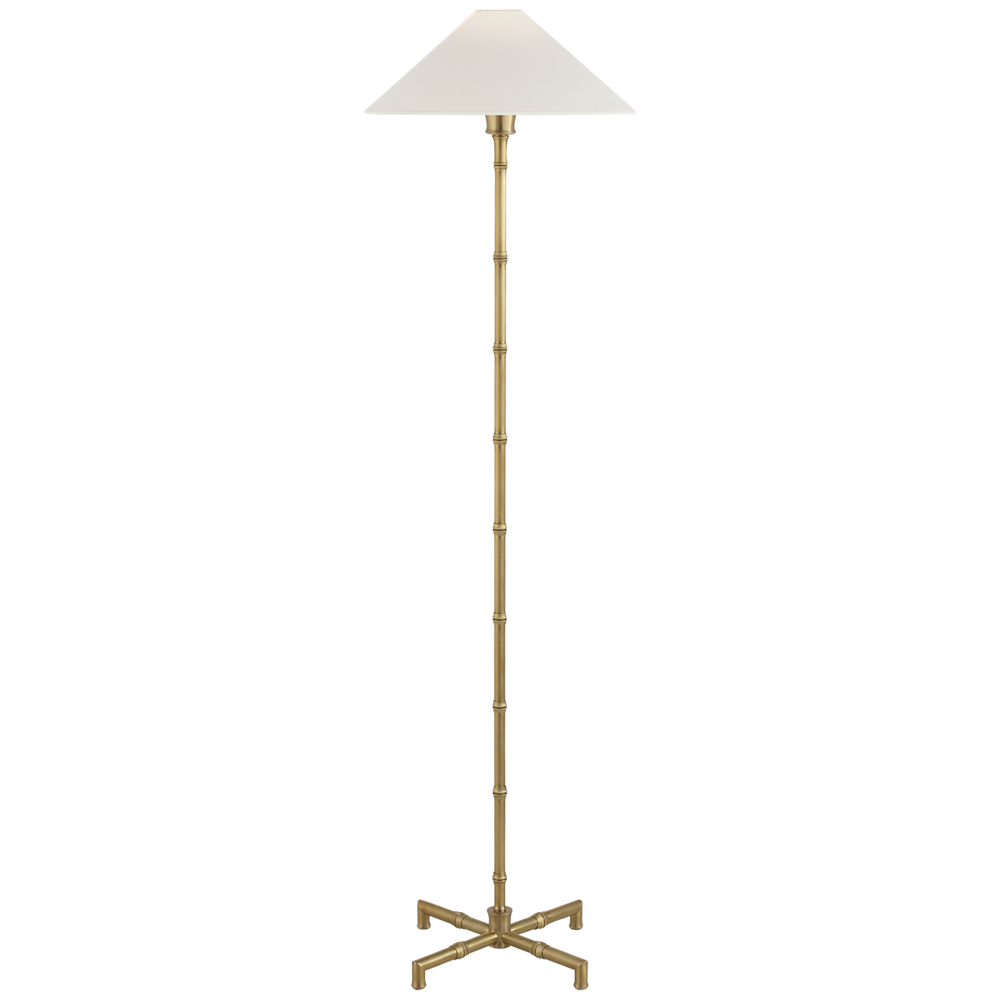 George Floor Lamp-Visual Comfort-VISUAL-S 1177HAB-L-Floor LampsHand-Rubbed Antique Brass-2-France and Son