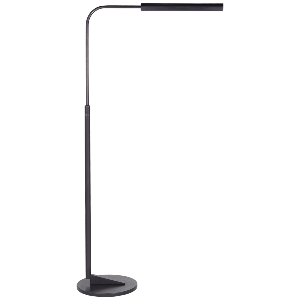 Aul Adjustable Floor Lamp-Visual Comfort-VISUAL-S 1350AI-Floor LampsAged Iron-2-France and Son