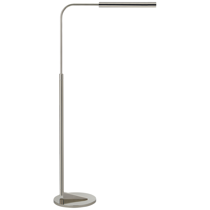 Aul Adjustable Floor Lamp-Visual Comfort-VISUAL-S 1350PN-Floor LampsPolished Nickel-1-France and Son