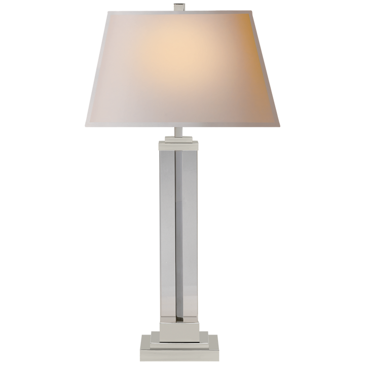 William Table Lamp-Visual Comfort-VISUAL-S 3701PN-NP-Table LampsPolished Nickel-2-France and Son