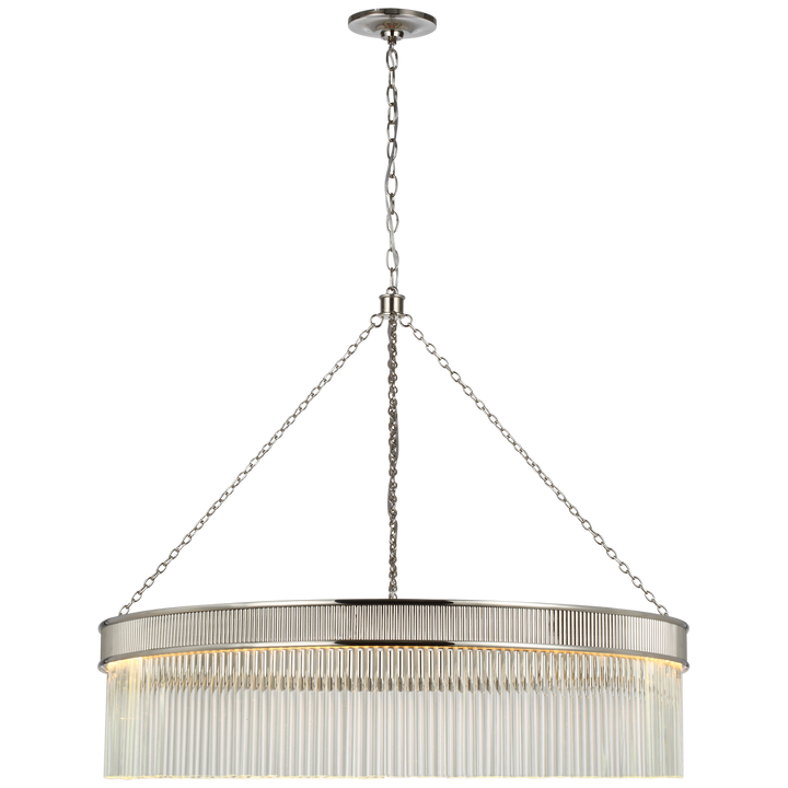 Melisa Chandelier-Visual Comfort-VISUAL-S 5172PN-CG-ChandeliersLarge-Polished Nickel-8-France and Son