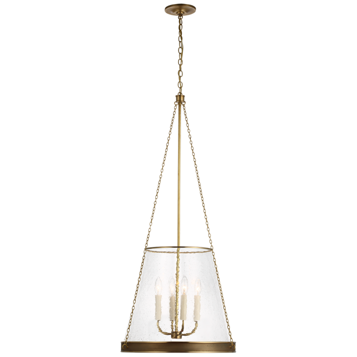 Rosalie Pendant-Visual Comfort-VISUAL-S 5182SB-CG-Pendants18"-Soft Brass-Clear Glass-5-France and Son