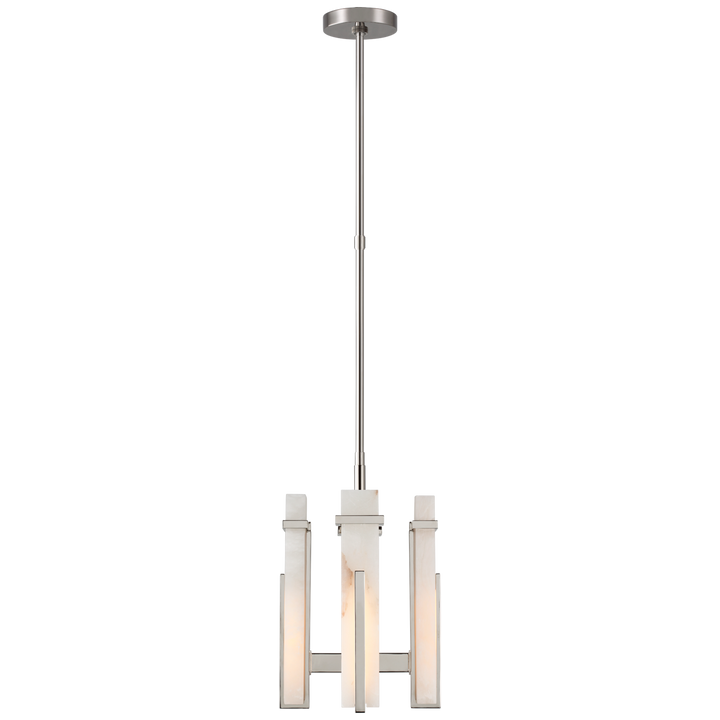 Malia Chandelier-Visual Comfort-VISUAL-S 5910PN-ALB-ChandeliersSmall-Polished Nickel-Alabaster-5-France and Son