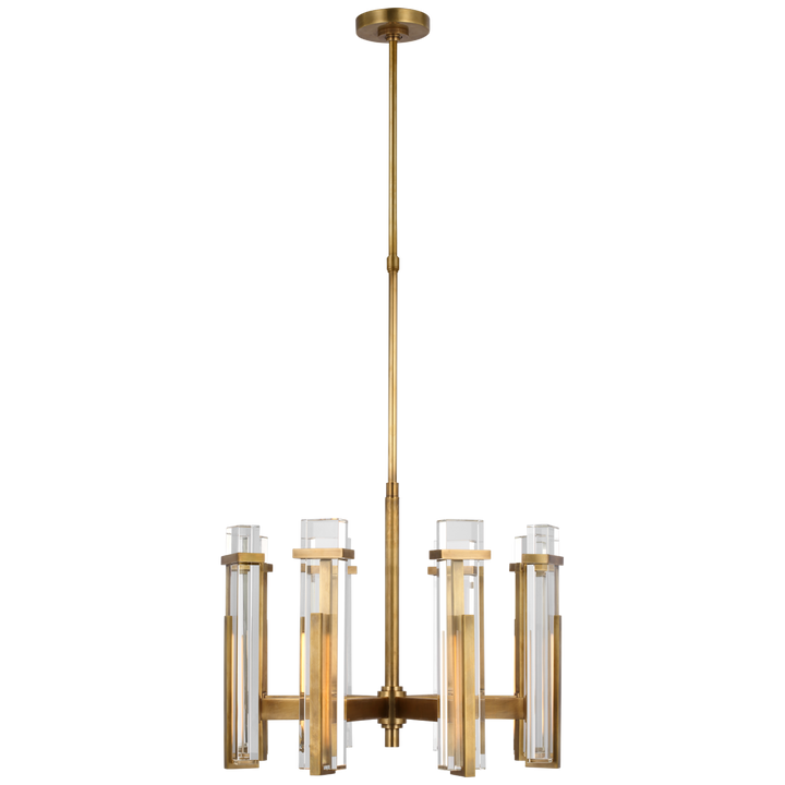 Malia Chandelier-Visual Comfort-VISUAL-S 5911HAB-CG-ChandeliersMedium-Hand-Rubbed Antique Brass-Crystal-10-France and Son