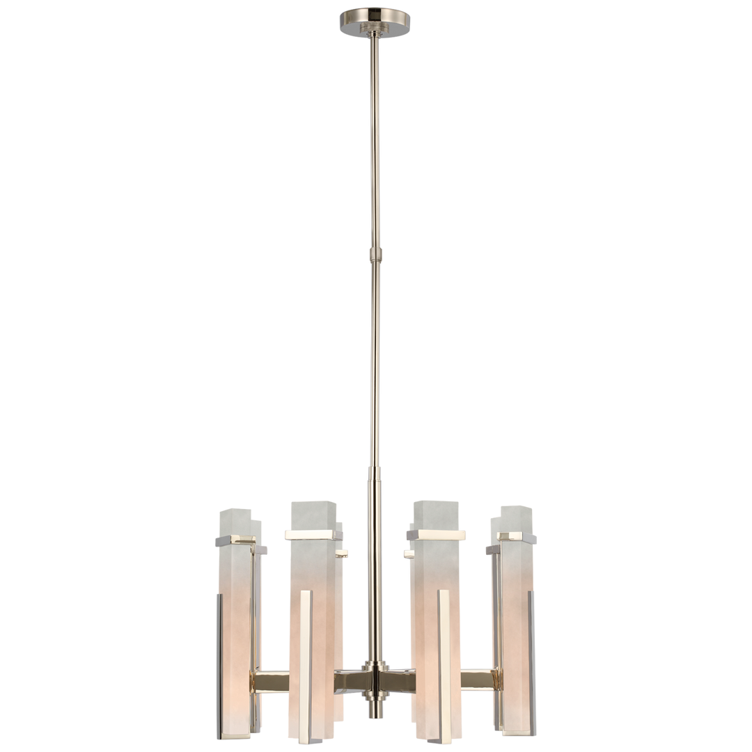 Malia Chandelier-Visual Comfort-VISUAL-S 5911PN-ALB-ChandeliersMedium-Polished Nickel-Alabaster-11-France and Son