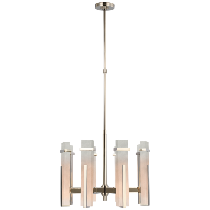 Malia Chandelier-Visual Comfort-VISUAL-S 5911PN-ALB-ChandeliersMedium-Polished Nickel-Alabaster-11-France and Son