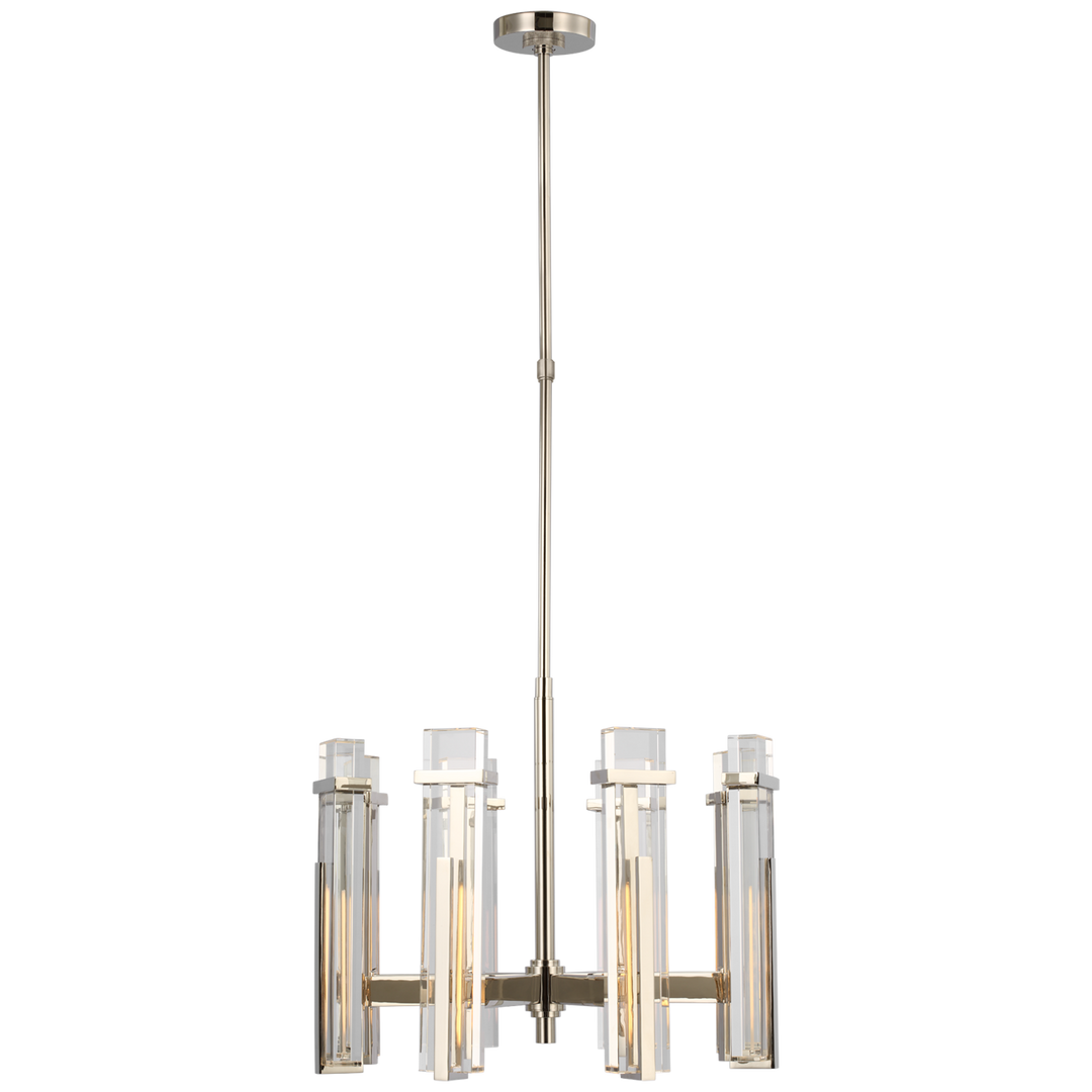 Malia Chandelier-Visual Comfort-VISUAL-S 5911PN-CG-ChandeliersMedium-Polished Nickel-Crystal-12-France and Son