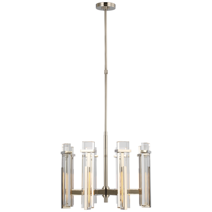 Malia Chandelier-Visual Comfort-VISUAL-S 5911PN-CG-ChandeliersMedium-Polished Nickel-Crystal-12-France and Son