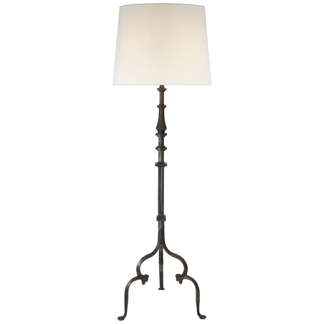 Magdalene Floor Lamp-Visual Comfort-VISUAL-SK 1505AI-L-Floor LampsAged Iron-3-France and Son