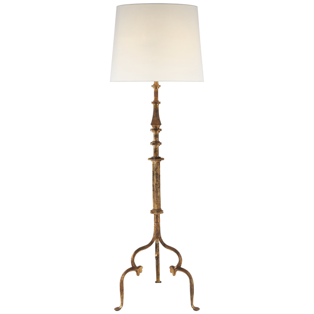 Magdalene Floor Lamp-Visual Comfort-VISUAL-SK 1505GI-L-Floor LampsGilded Iron-2-France and Son