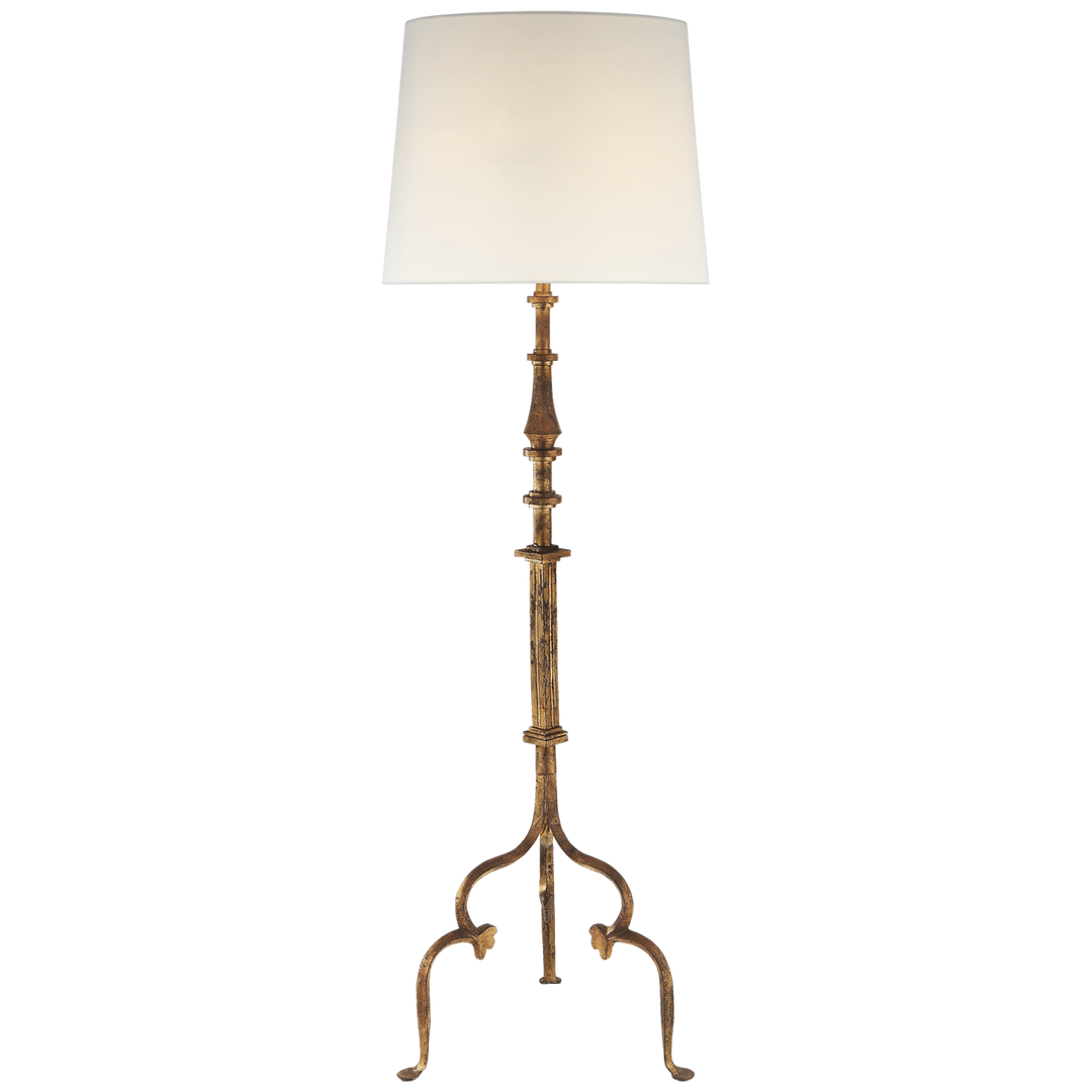 Magdalene Floor Lamp-Visual Comfort-VISUAL-SK 1505GI-L-Floor LampsGilded Iron-2-France and Son