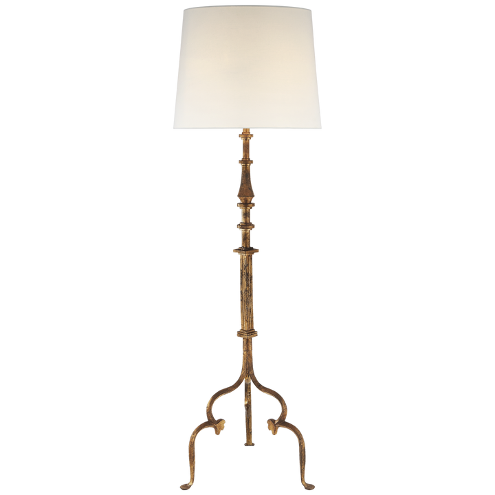 Magdalene Floor Lamp-Visual Comfort-VISUAL-SK 1505GI-L-Floor LampsGilded Iron-2-France and Son