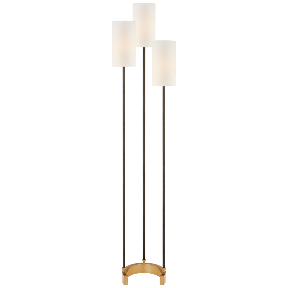 Aileen Floor Lamp-Visual Comfort-VISUAL-SK 1550BZ/HAB-L-Floor LampsBronze and Hand-Rubbed Antique Brass-2-France and Son