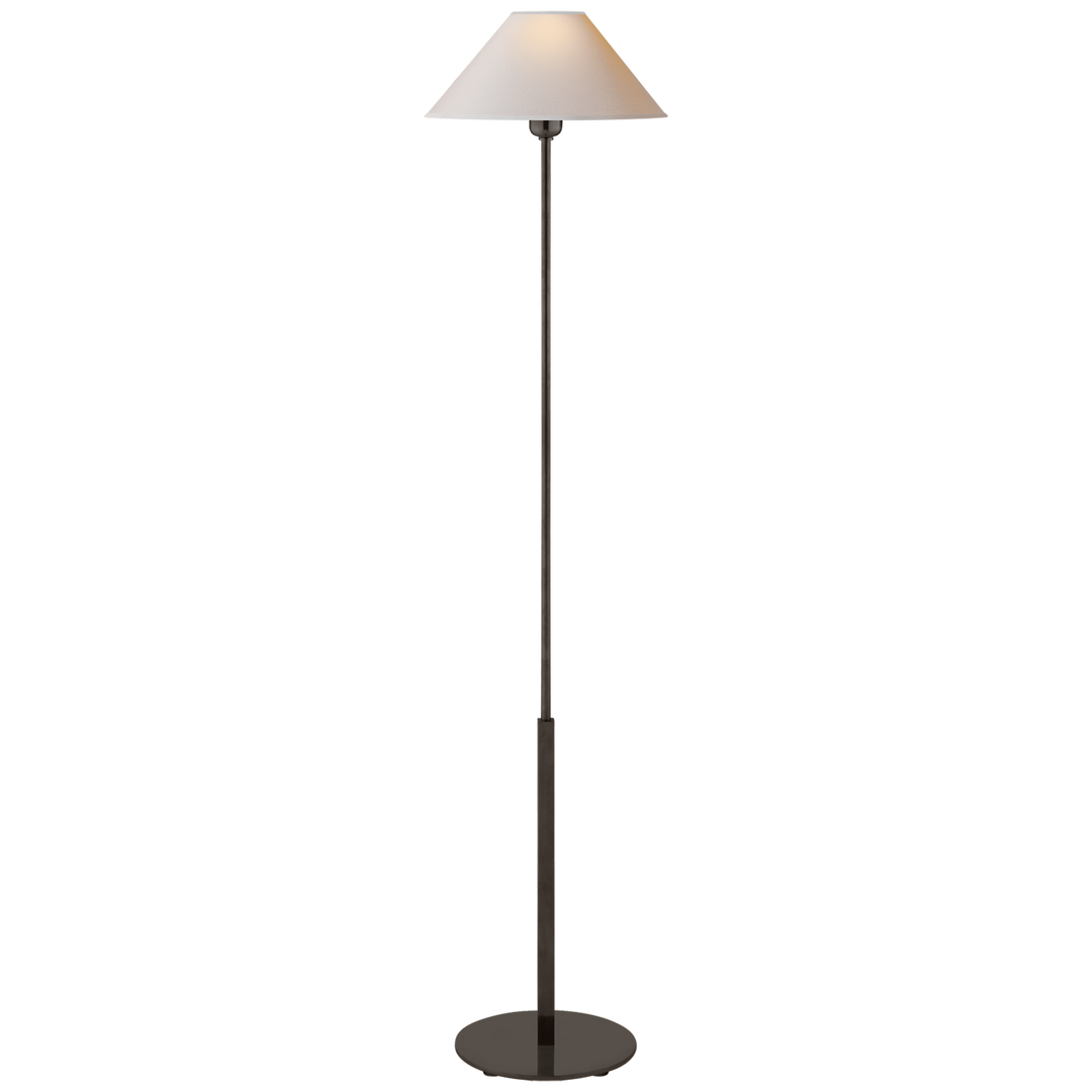 Hadwin Floor Lamp-Visual Comfort-VISUAL-SP 1022BZ-NP-Floor LampsNatural Paper Shade-Bronze-6-France and Son