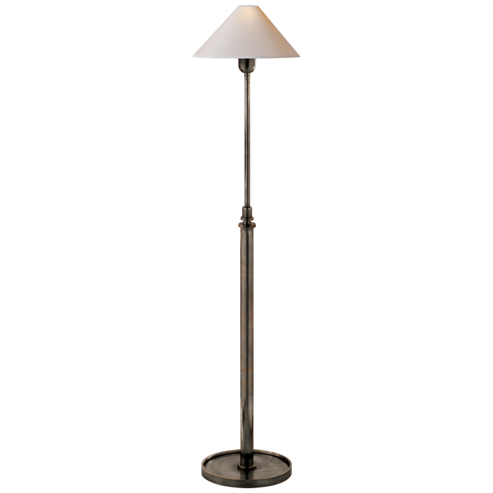 Hamin Floor Lamp-Visual Comfort-VISUAL-SP 1504BZ-NP-Floor LampsNatural Paper Shade-Bronze-6-France and Son