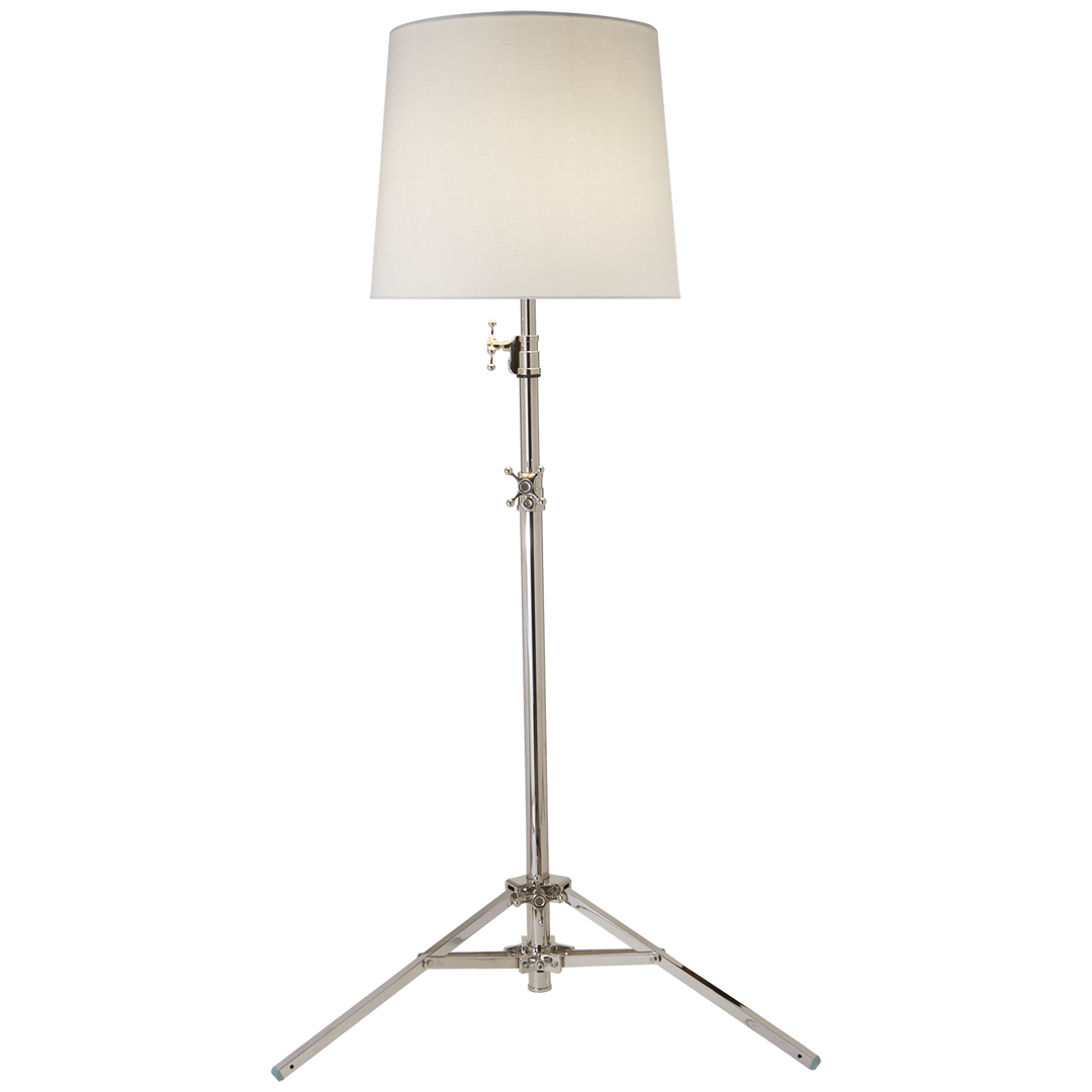 Sandy Floor Lamp-Visual Comfort-VISUAL-TOB 1010PN-L-Floor LampsPolished Nickel-1-France and Son