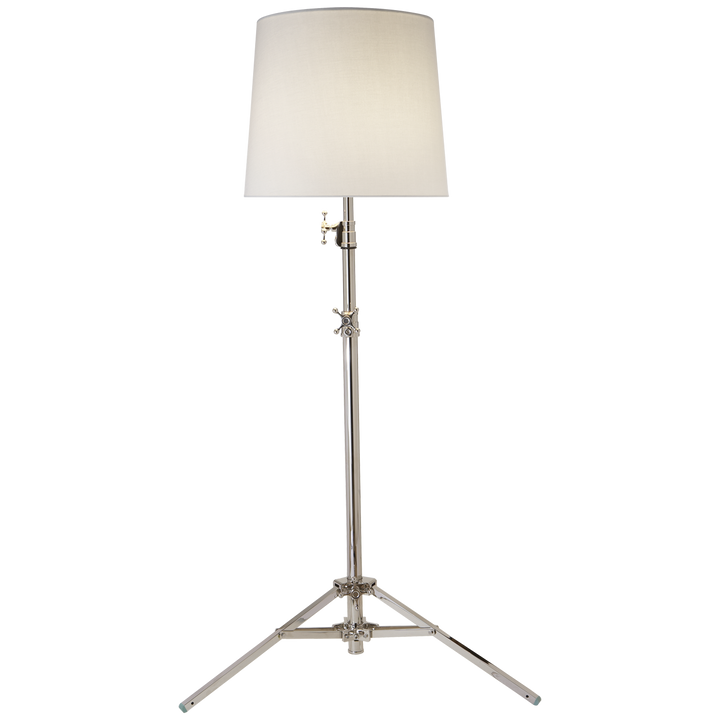 Sandy Floor Lamp-Visual Comfort-VISUAL-TOB 1010PN-L-Floor LampsPolished Nickel-1-France and Son