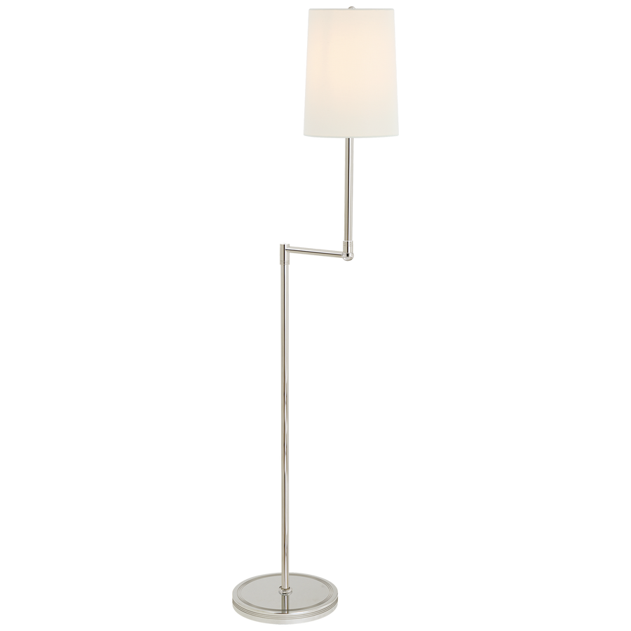 Ziziby Pivoting Floor Lamp-Visual Comfort-VISUAL-TOB 1012PN-L-Floor LampsPolished Nickel-1-France and Son