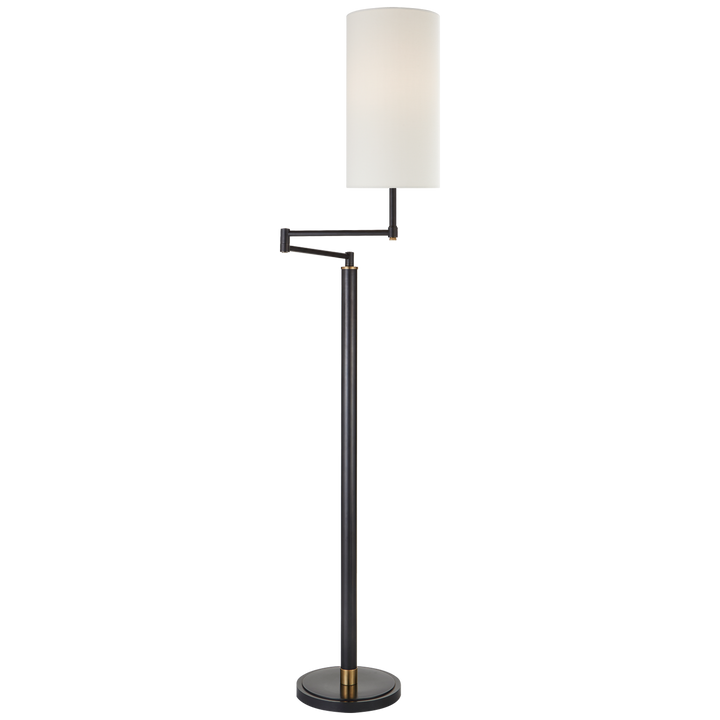 Anti Large Swing Arm Floor Lamp-Visual Comfort-VISUAL-TOB 1116BZ/HAB-L-Floor LampsBronze and Hand-Rubbed Antique Brass-3-France and Son