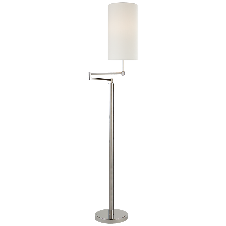 Anti Large Swing Arm Floor Lamp-Visual Comfort-VISUAL-TOB 1116PN-L-Floor LampsPolished Nickel-1-France and Son