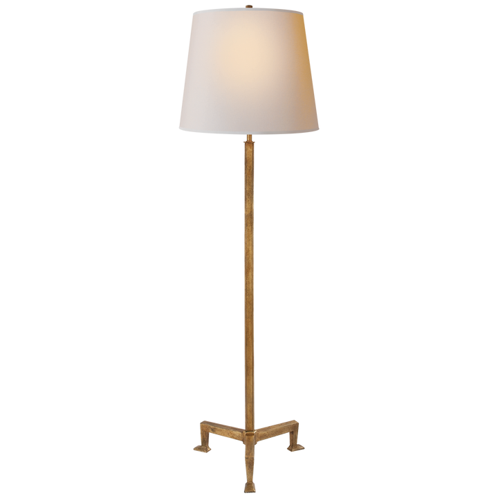 Parisa Floor Lamp-Visual Comfort-VISUAL-TOB 1152GI-NP-Floor LampsGilded Iron-Natural Paper Shade-3-France and Son