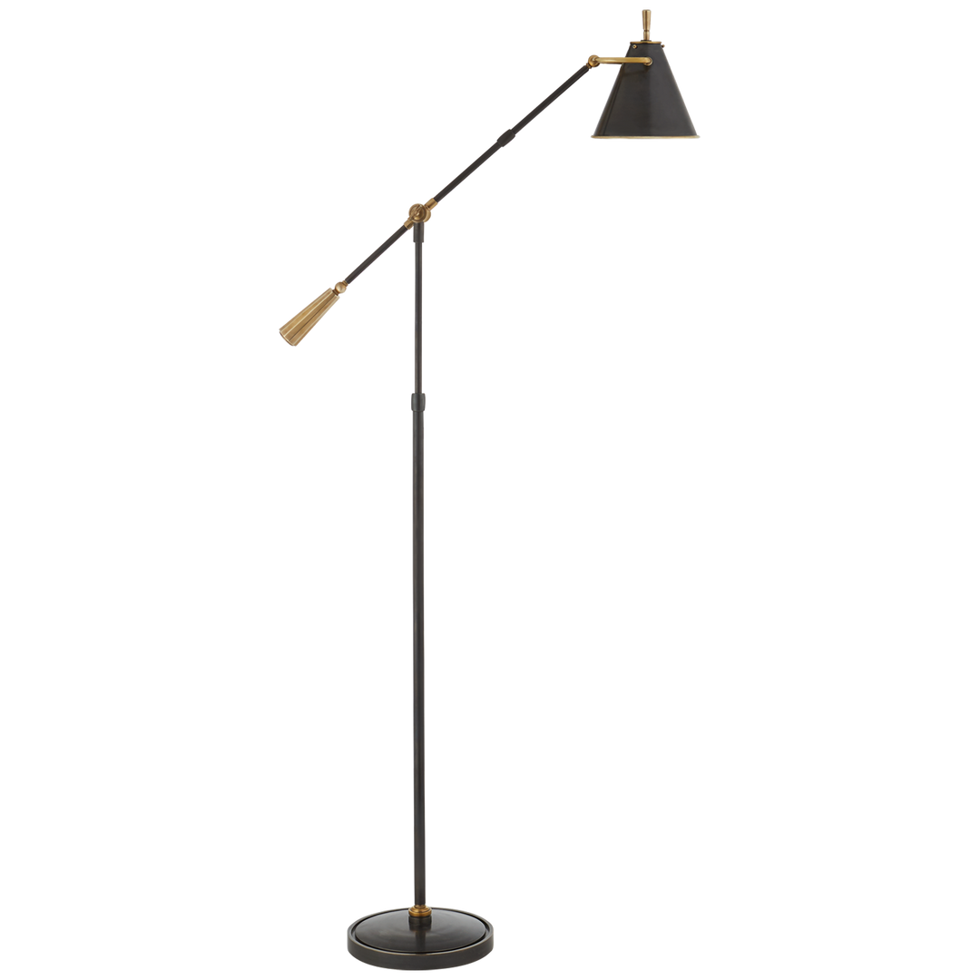 Gibson Floor Lamp-Visual Comfort-VISUAL-TOB 1536BZ/HAB-Floor LampsBronze and Brass-3-France and Son