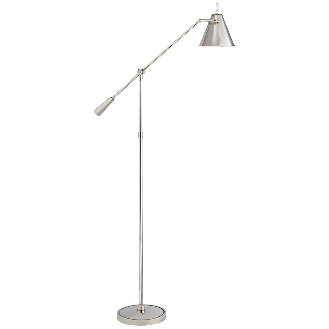 Gibson Floor Lamp-Visual Comfort-VISUAL-TOB 1536PN-Floor LampsPolished Nickel-1-France and Son